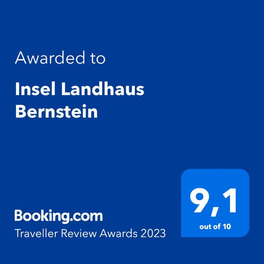 Insel Landhaus Bernstein Villa Gager Exterior foto